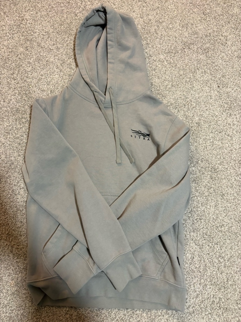 Sitka Women's Gray Hooded Pullover Sweatshirt